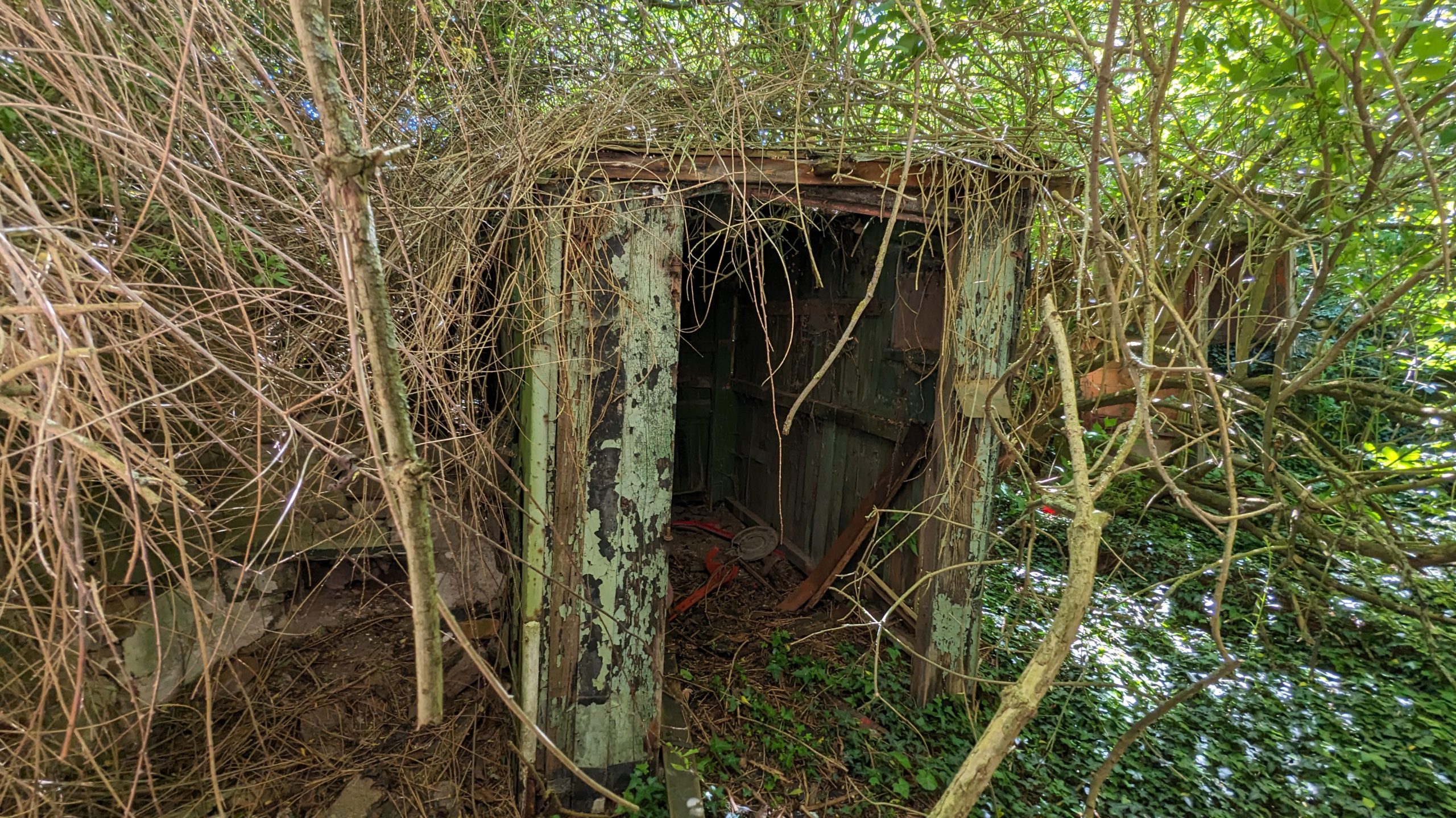 Haus am Straßenrand